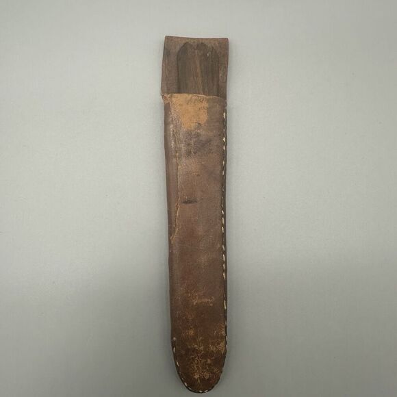 Antique Miller Bros Wood Handle Ink Scraper Blade Eraser - Picture 9 of 10